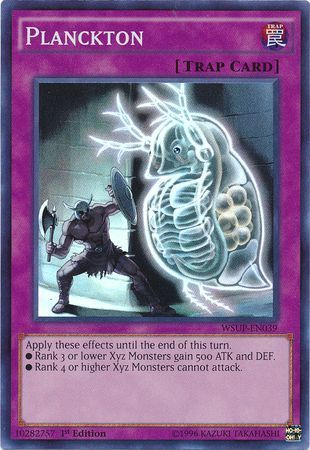 Planckton - WSUP-EN039 - Super Rare 1st Edition YuGiOh World Superstars 1st Edition Singles