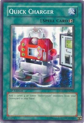 Quick Charger - LODT-EN055 - Common 1st Edition Light of Destruction [LODT] Singles