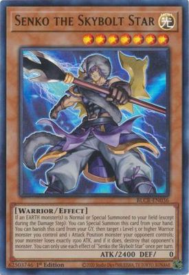 Senko the Skybolt Star - BLCR-EN036 - Ultra Rare 1st Edition Battles of Legend: Crystal Revenge 1st Edition Singles