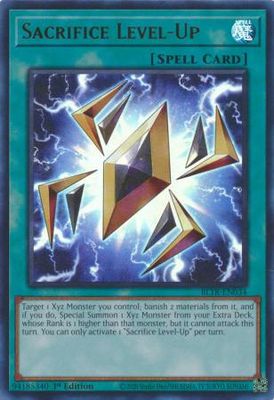 Sacrifice Level-Up - BLTR-EN034 - Ultra Rare 1st Edition Battles of Legend: Terminal Revenge 1st Edition Singles