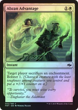 Abzan Advantage 002/185 - Foil Fate Reforged Foil Singles