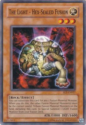 The Light - Hex-Sealed Fusion - FET-EN027 - Common Unlimited Flaming Eternity [FET] Unlimited Singles