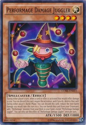 Performage Damage Juggler - CORE-EN015 - Common Unlimited Clash of Rebellions Unlimited Singles