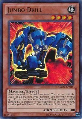 Jumbo Drill - GAOV-EN015 - Super Rare Unlimited Galactic Overlord Unlimited Singles