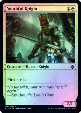 Youthful Knight 037/269 - Foil Throne of Eldraine Foil Singles