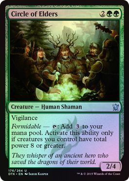Circle of Elders 176/264 - Foil Dragons of Tarkir Foil Singles