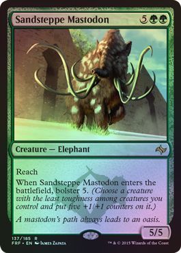 Sandsteppe Mastodon 137/185 - Foil Fate Reforged Foil Singles (Español)