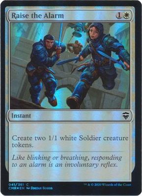 Raise the Alarm 041/361 - Foil Commander Legends Foil Singles