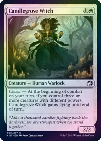 Candlegrove Witch 008/277 - Foil Innistrad: Midnight Hunt Foil Singles