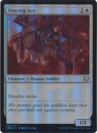 Fencing Ace 021/361 - Foil Commander Legends Foil Singles