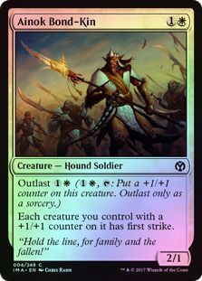 Ainok Bond-Kin 004/249 - Foil Iconic Masters Foil Singles