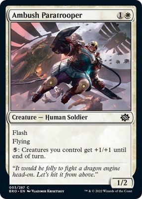 Ambush Paratrooper - The Brothers&#39; War (Foil) The Brothers&#39; War
