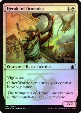 Herald of Dromoka 022/264 - Foil Dragons of Tarkir Foil Singles