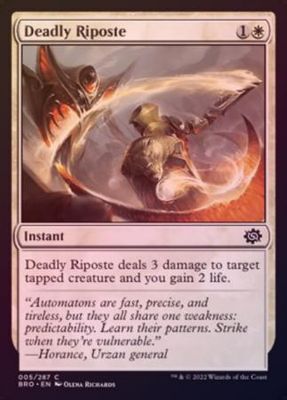 Deadly Riposte 005/287 - Foil The Brothers&#39; War Foil Singles