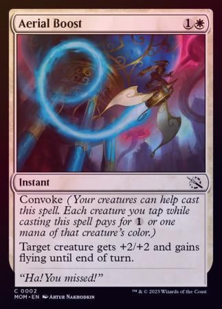 Aerial Boost 0002 - Foil March of the Machine Foil Singles