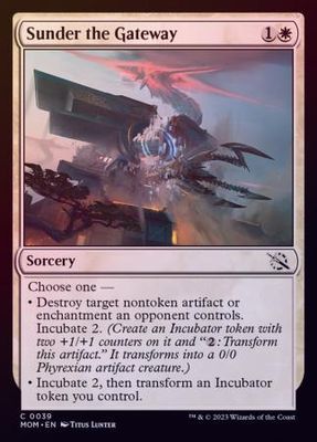 Sunder the Gateway 0039 - Foil March of the Machine Foil Singles