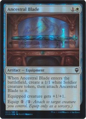 Ancestral Blade 005/361 - Foil Commander Legends Foil Singles