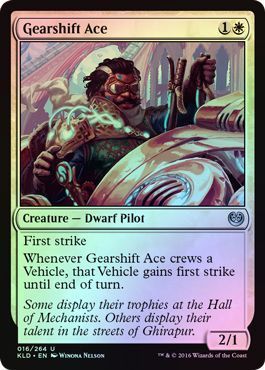 Gearshift Ace 016/264 - Foil Kaladesh Foil Singles