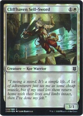 Cliffhaven Sell-Sword 008/280 - Foil Zendikar Rising Foil Singles