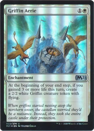 Griffin Aerie 022/274 - Foil Magic 2021 (M21) Foil Singles