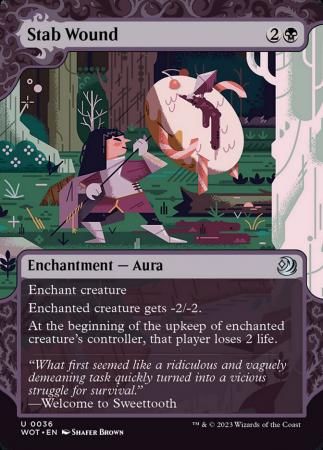 Stab Wound 0036 - Wilds of Eldraine Enchanting Tales Singles