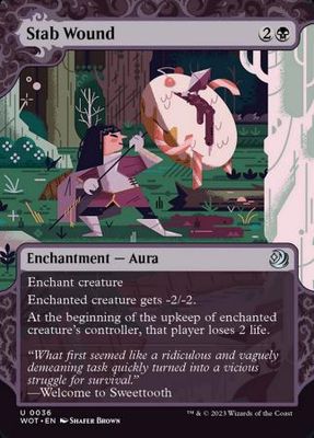 Stab Wound 0036 - Wilds of Eldraine Enchanting Tales Singles