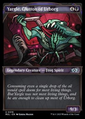 Yargle, Glutton of Urborg 0019 Showcase March of the Machine Multiverse Legend Singles