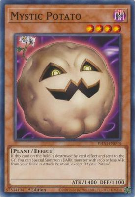 Mystic Potato - PHNI-EN098 - Common 1st Edition Phantom Nightmare 1st Edition Singles