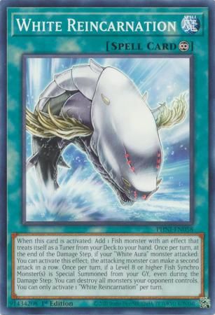 White Reincarnation - PHNI-EN058 - Common 1st Edition Phantom Nightmare 1st Edition Singles