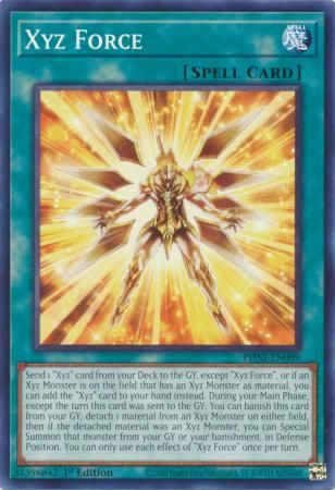 Xyz Force - PHNI-EN089 - Common 1st Edition Phantom Nightmare 1st Edition Singles