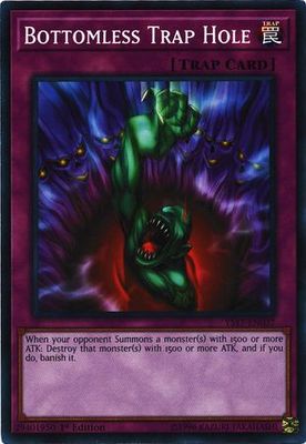 Bottomless Trap Hole - YS17-EN037 - Common 1st Edition Starter Deck Link Strike Singles