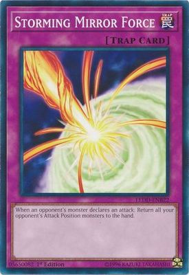 Storming Mirror Force - LEDD-ENB22 - Common 1st Edition Legendary Dragon Decks Singles (espanol)