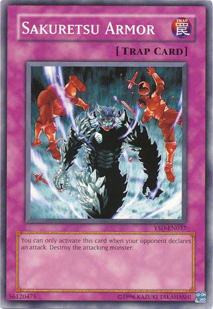 Sakuretsu Armor - YSD-EN037 - Common Unlimited Starter Deck: GX (2006) [YSD] Unlimited Singles
