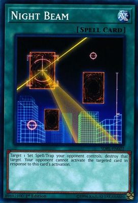 Night Beam - SDPL-EN022 - Common 1st Edition Structure Deck: Powercode Link 1st Edition Singles