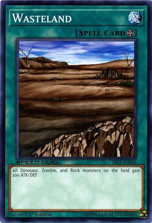 Wasteland - SBLS-EN036 - Common 1st Edition Speed Duel: Arena of Lost Souls Singles (espanol)