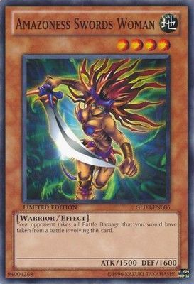 Amazoness Swords Woman - GLD3-EN006 - Common Gold Series 3 (2010) [GLD3]