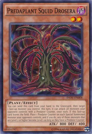 Predaplant Squid Drosera - INOV-EN008 - Common Unlimited Invasion Vengeance Unlimited Singles
