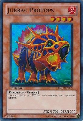 Jurrac Protops - HA02-EN035 - Super Rare 1st Edition Hidden Arsenal 2 [HA02] 1st Edition Singles