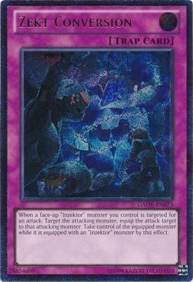 Ultimate Rare - Zekt Conversion - GAOV-EN073 Unlimited Galactic Overlord Unlimited Singles