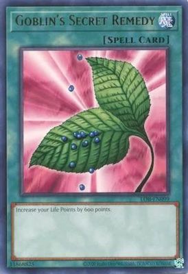 Goblin&#39;s Secret Remedy - LOB-EN099 - Rare Unlimited (25th Reprint) Legend of Blue Eyes White Dragon 25th Anniversary