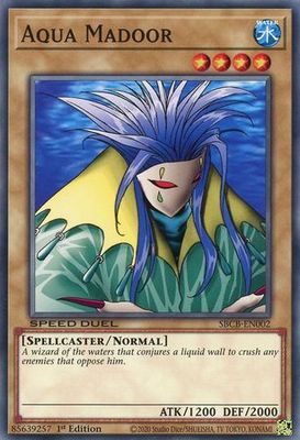 Aqua Madoor - SBCB-EN002 - Common 1st Edition Speed Duel Battle City Box 1st Edition Singles