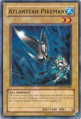 Atlantean Pikeman - 5DS1-EN009 - Common Unlimited Starter Deck: 5D&#39;s (2008) [5DS1] Unlimited Singles