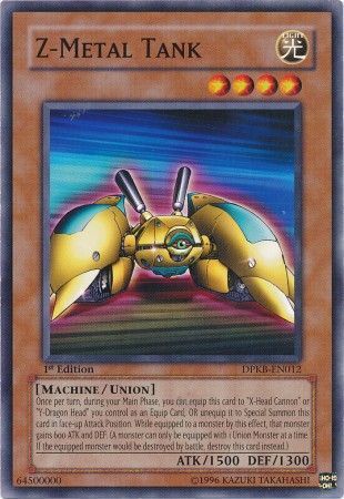 Z-Metal Tank - DPKB-EN012 - Common 1st Edition Duelist Pack: Kaiba 1st Edition Singles