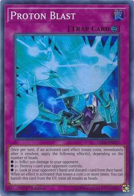 Proton Blast - LED2-EN017 - Super Rare 1st Edition Legendary Duelists: Ancient Millennium Singles