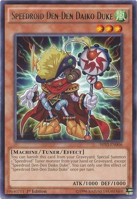 Speedroid Den-Den Daiko Duke - SHVI-EN006 - Rare 1st Edition Shining Victories 1st Edition Singles (espanol)