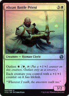 Abzan Battle Priest 002/249 - Foil Iconic Masters Foil Singles