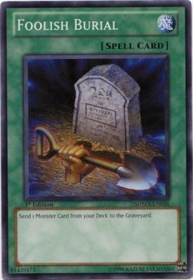 Foolish Burial - SDMA-EN026 - Common 1st Edition Structure Deck: Marik 1st Edition Singles