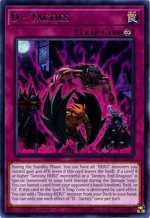 D - Tactics - DANE-EN069 - Rare 1st Edition Dark Neostorm 1st Edition Singles