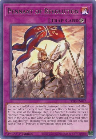 Pennant of Revolution - LED8-EN027 - Rare 1st Edition Legendary Duelists: Synchro Storm 1st Edition Singles