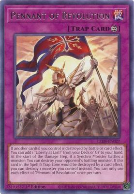 Pennant of Revolution - LED8-EN027 - Rare 1st Edition Legendary Duelists: Synchro Storm 1st Edition Singles
